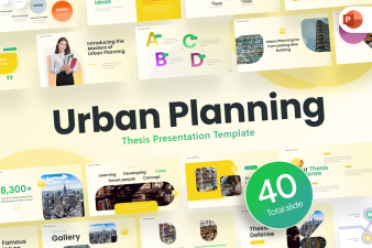 Urban Planning Thesis PowerPoint Template